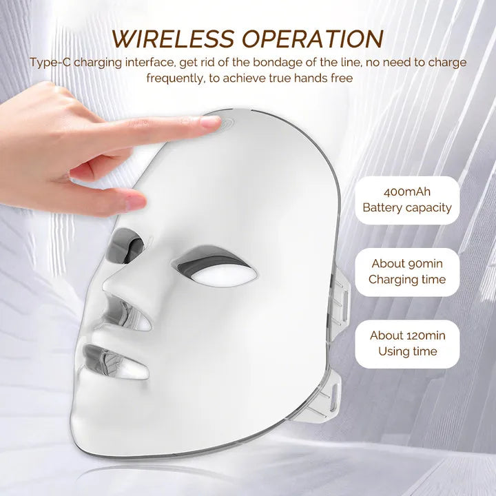 NovaGlow  Facial LED Mask 7 Colors
